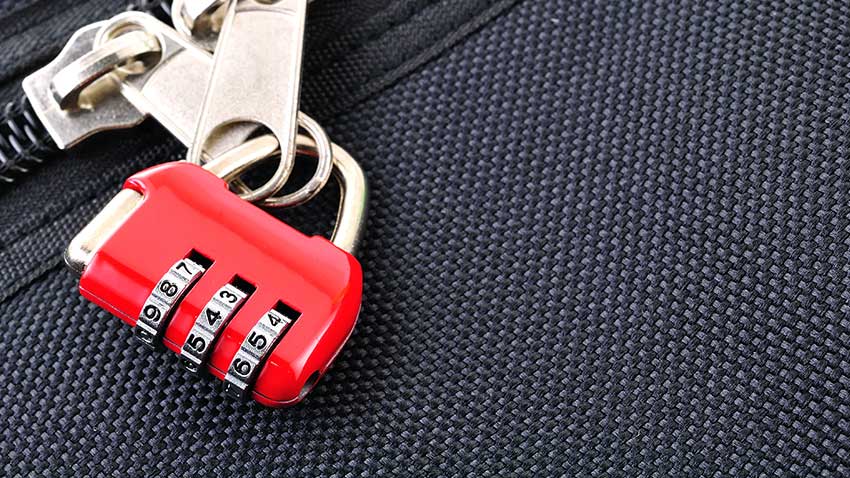 3 Steps to reset Luggage lock (no reset button type) - YouTube