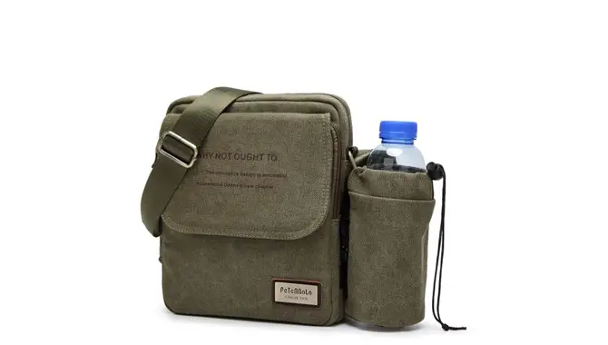 Why crossbody travel bag with water bottle holder