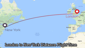 new york to london flight time distance