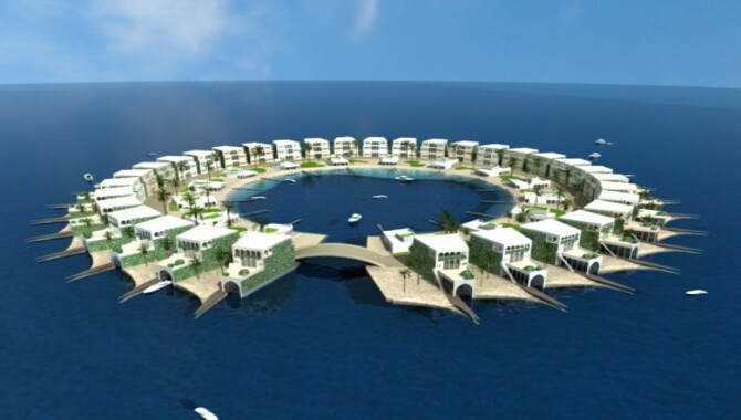 Coral Reefs And Artificial Floating Islands