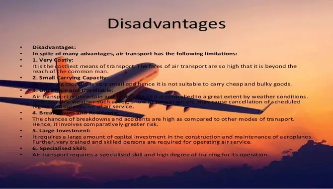 Disadvantages Of Travel