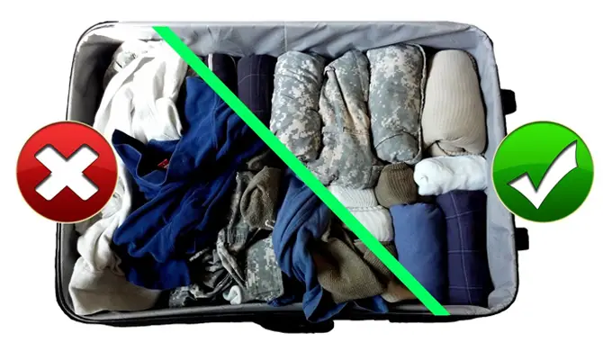  Process Of  Packing An Army Duffle Bag