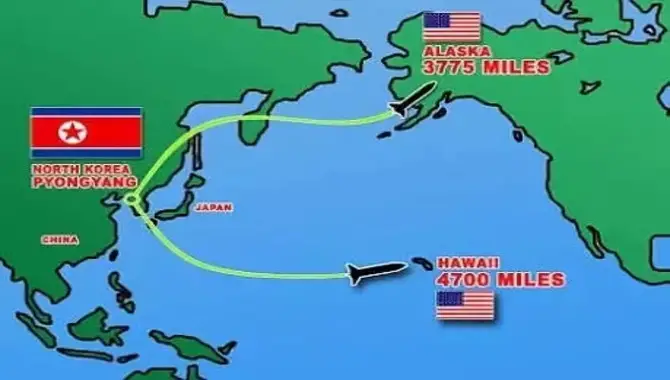 The Distance Between North Korea And Hawaii