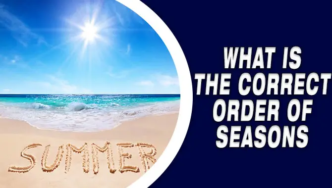 What Is The Correct Order Of Seasons