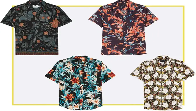 Choose a colorful print shirt: