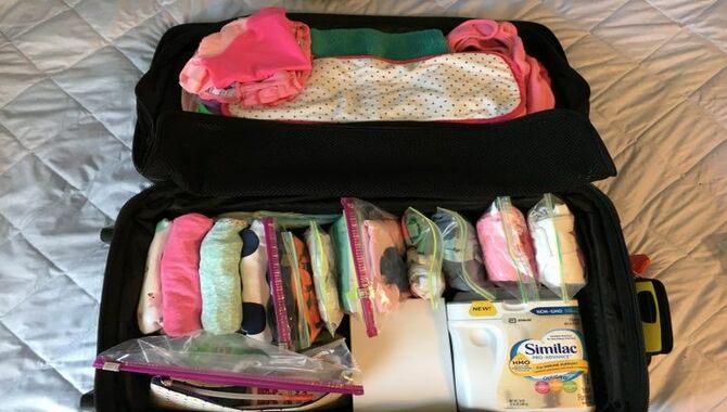 How to pack your carry-on baby gear 