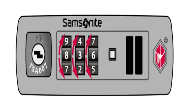 How-To-Open-Samsonite-Lock-With-A-Passkey-Or-A-Combination