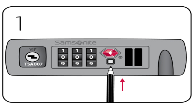 Set The Combination To 0-0-0