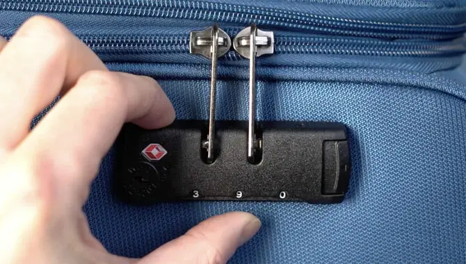 Tsa Luggage Lock Instructions