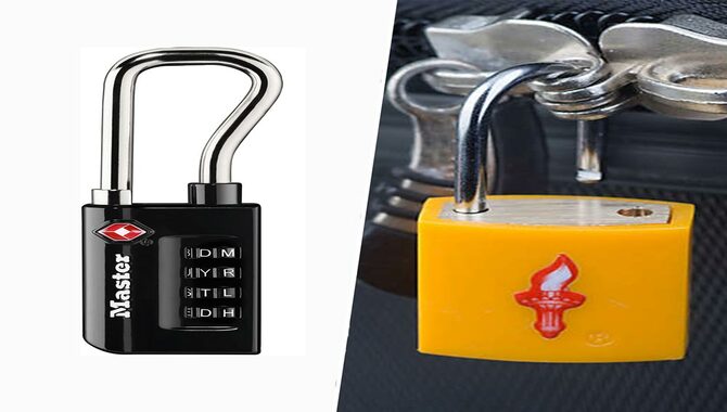 Tsa Luggage Lock Variations
