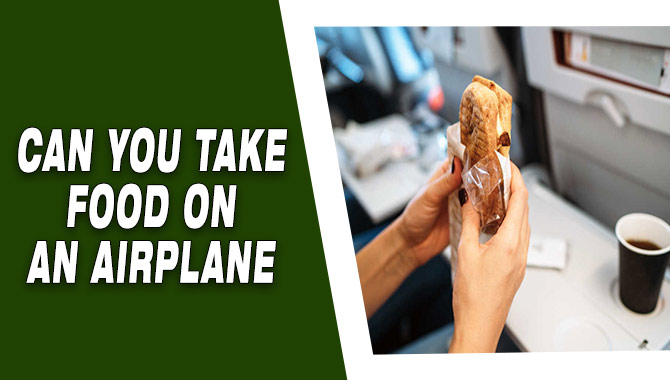 Can You Take Food On An Airplane