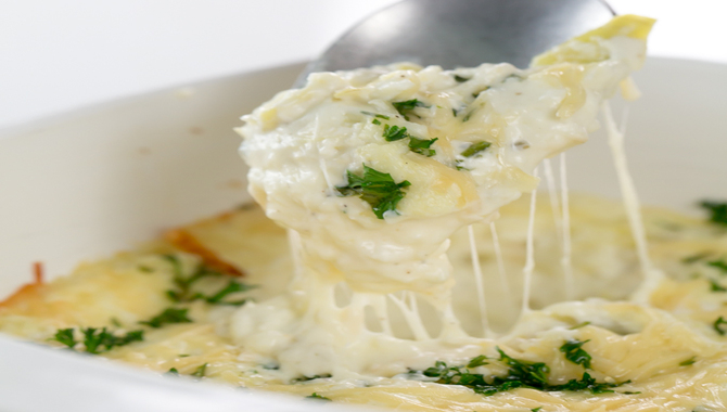 Artichoke Hearts With Garlic Parmesan Dip