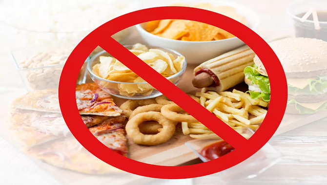 Avoid Unhealthy Snacks And Drinks