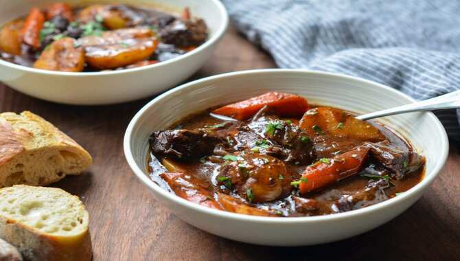 Beef Stew With Roasted Potatoes And Carrots