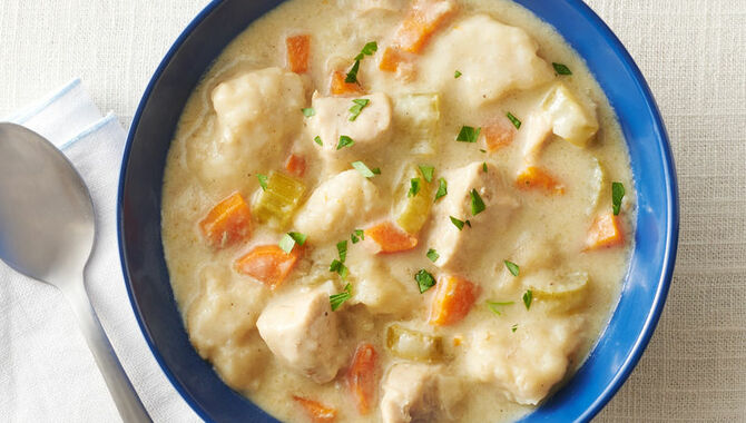 Chicken & Dumplings In A Pot