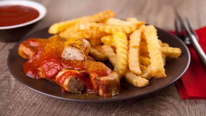Currywurst With Ketchup