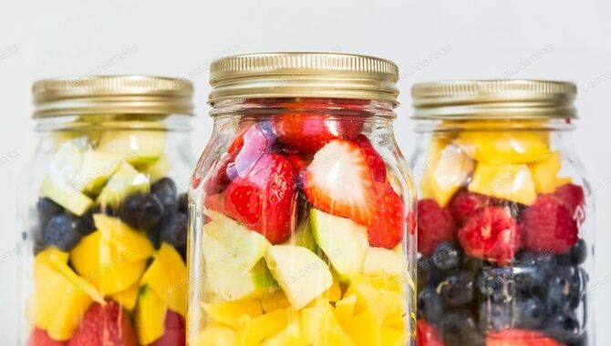 Fruit Salad In A Jar