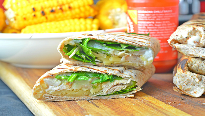 Grilled Cheese Sandwich Wrap