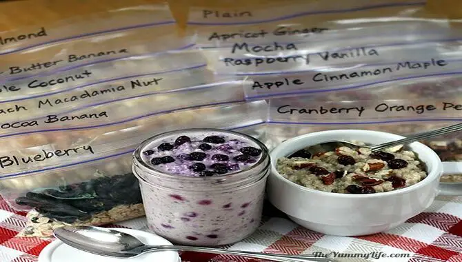 Make Ahead Oatmeal Packets For Travel