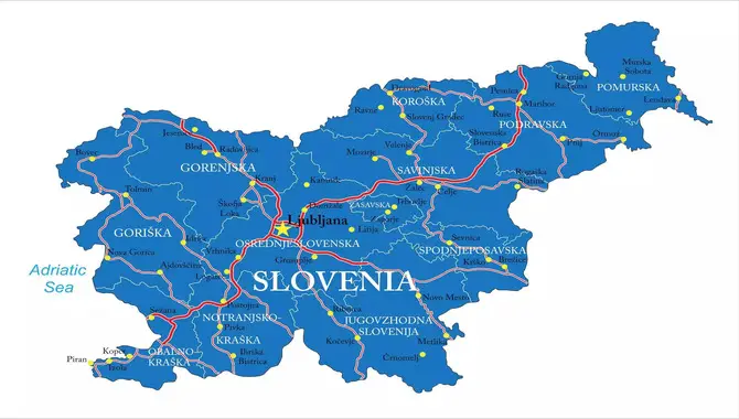 Map Of Slovenia
