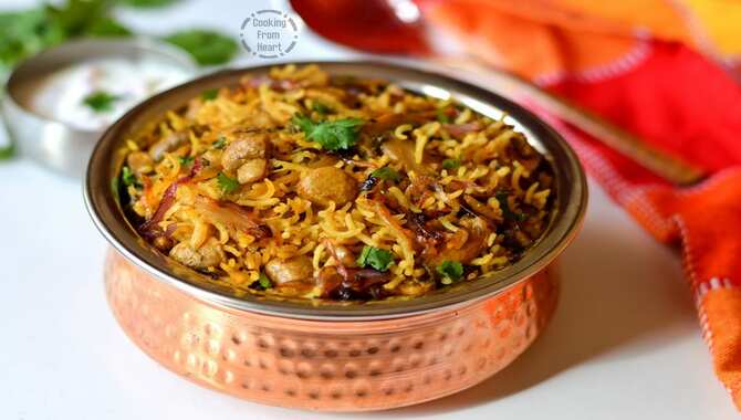 Mushroom Biryani