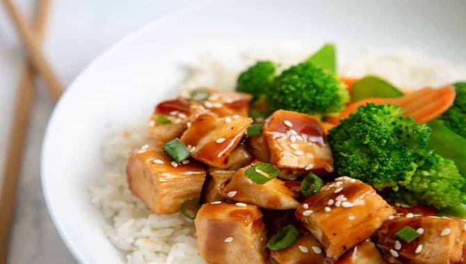 Orange Chicken Teriyaki Bowls