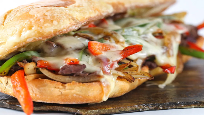 Philly Cheese Steak Sandwich