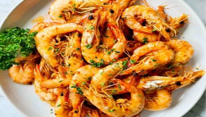 Prawns In Garlic Butter Sauce