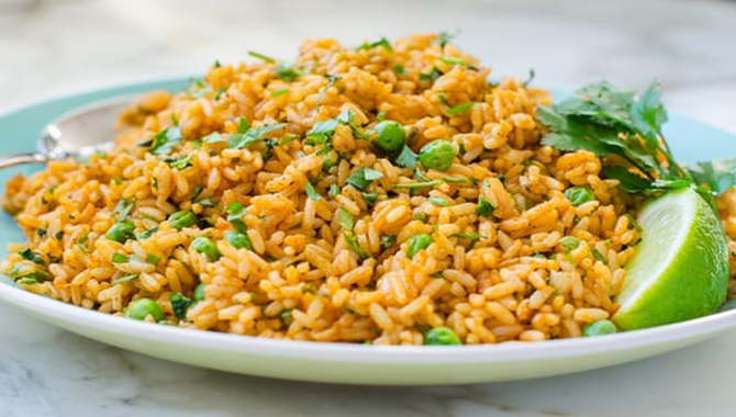 Rice Pilaf With Broccoli And Peas