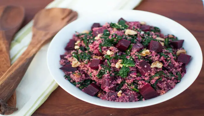 Roasted Beet And Quinoa Pita Chips