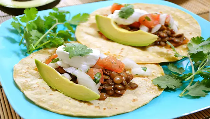 Spiced Lentil Tacos With Corn Tortillas