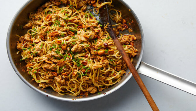 Spicy Peanut Sesame Noodles