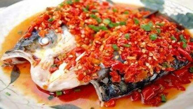 Steamed Fish Head With Salt And Pepper