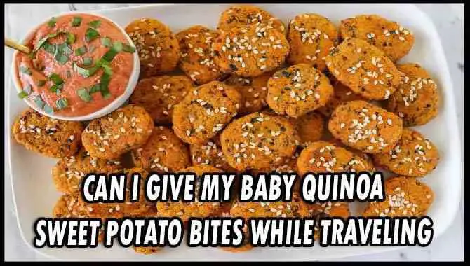 Can I Give My Baby Quinoa Sweet Potato Bites While Traveling