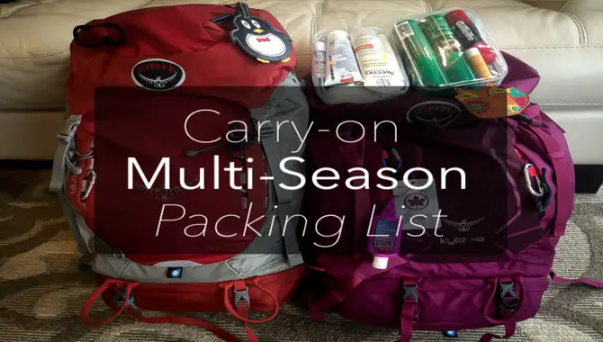 Exclusive Discussion Kid's Carry-On Multi-Season Packing List