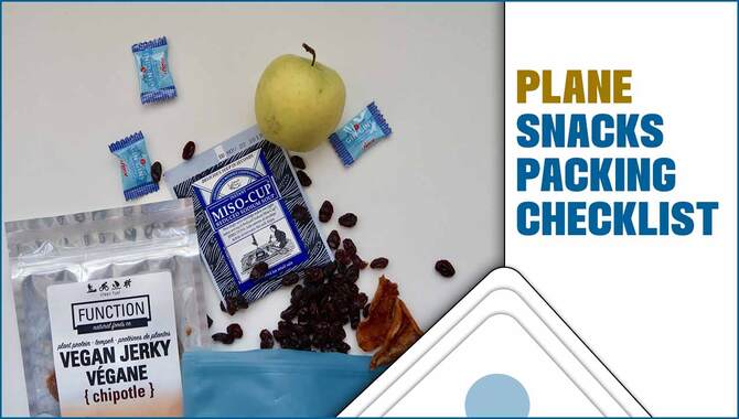 Plane Snacks Packing Checklist
