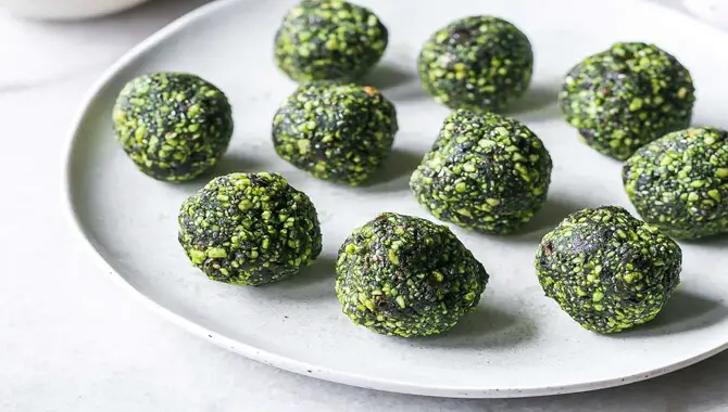Storing And Serving Suggestions For Matcha Energy Balls