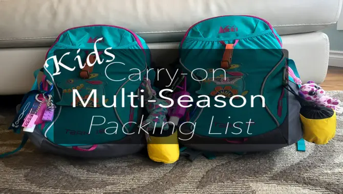 Tips For Organizing A Kids' Carry-On Multi-Season Packing List