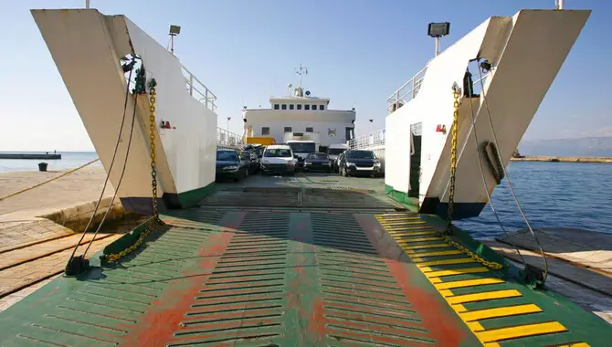 Boarding A Croatian Ferry