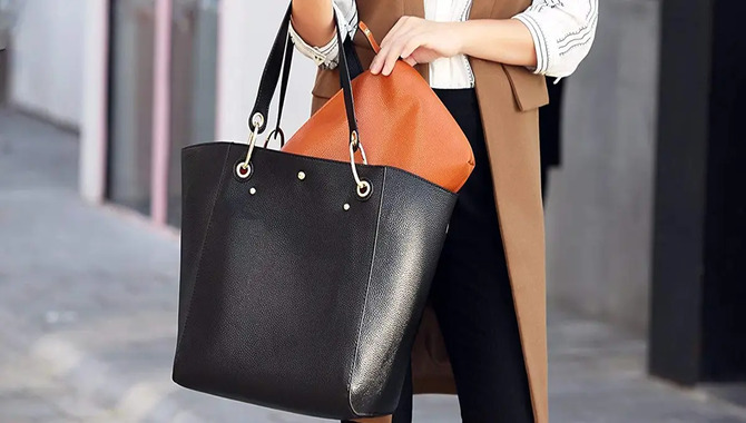 Faux-Leather Tote