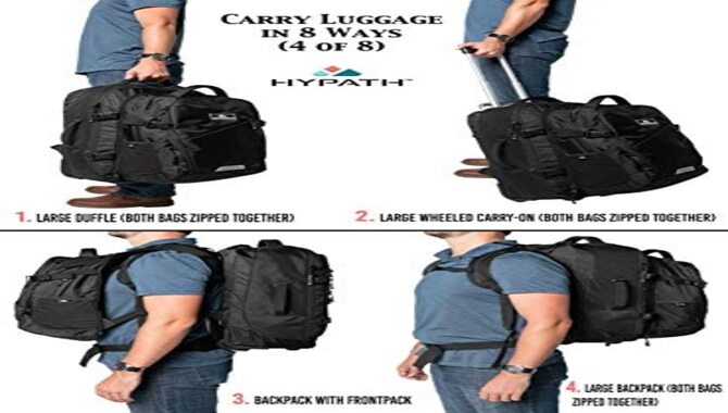 How To Carry A Convertible Travel Bag