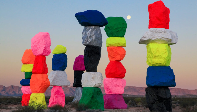 Seven Magic Mountains; Las Vegas, Nevada