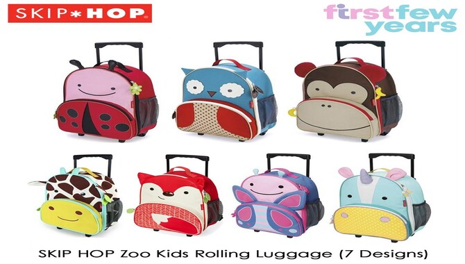 Skip Hop Kids Luggage With Wheels