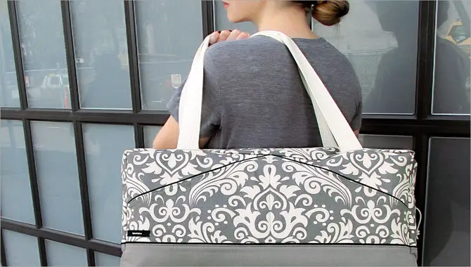 The Perfect Damask Duffle