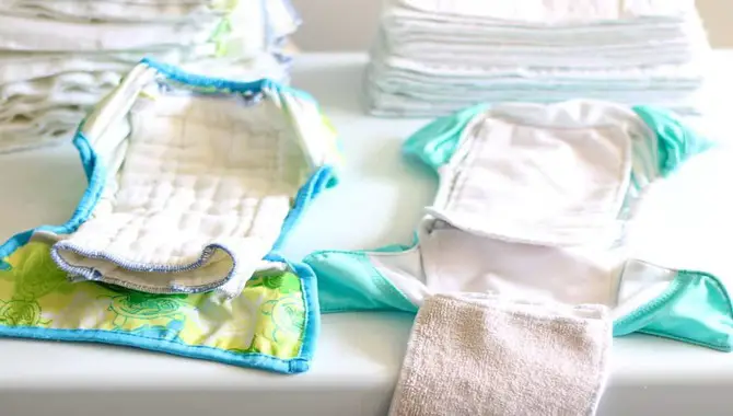 Tuck Cloth Diaper Inserts Into The Cover Shell