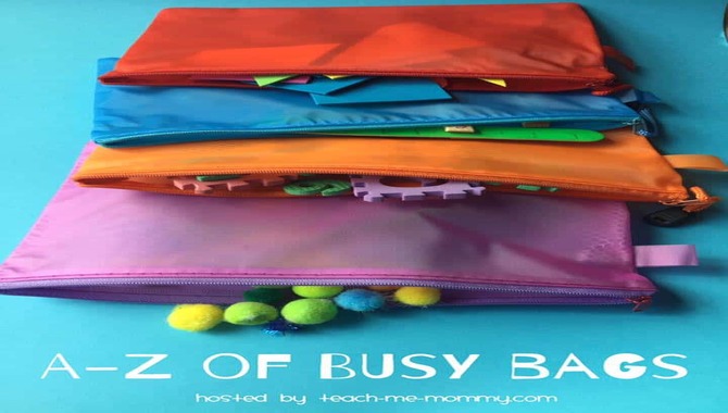 Yum Yuck, Busy Bag