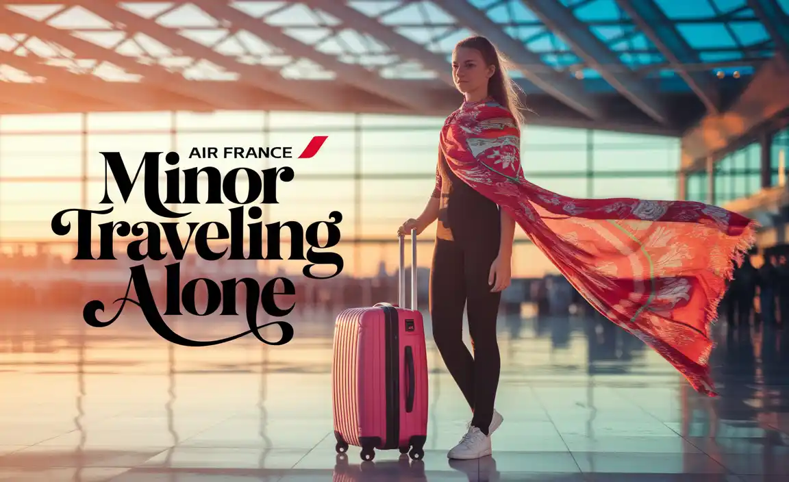 Air France Minor Traveling Alone
