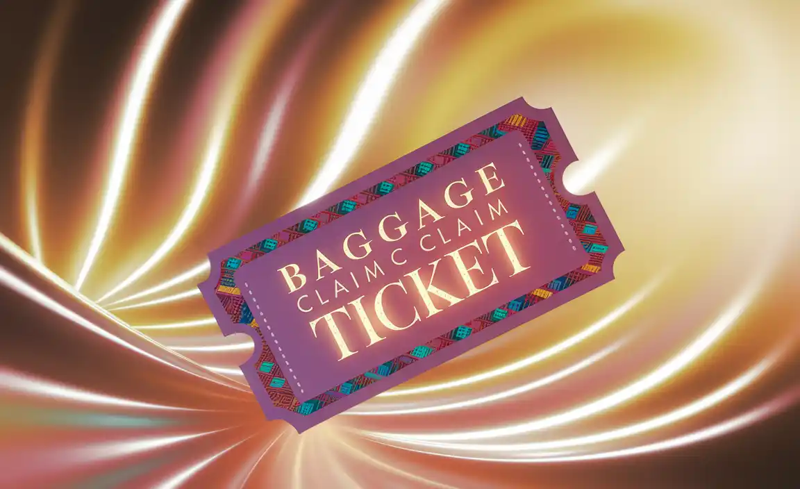 Baggage Claim Ticket