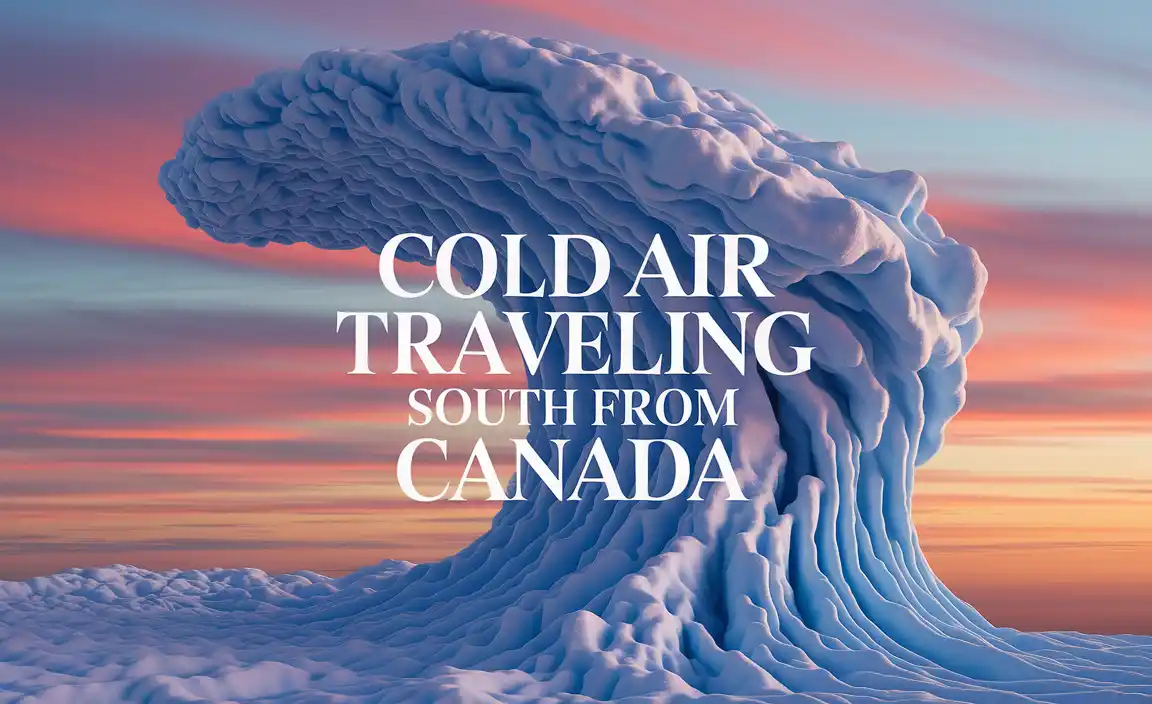 Cold Air Traveling South From Canada