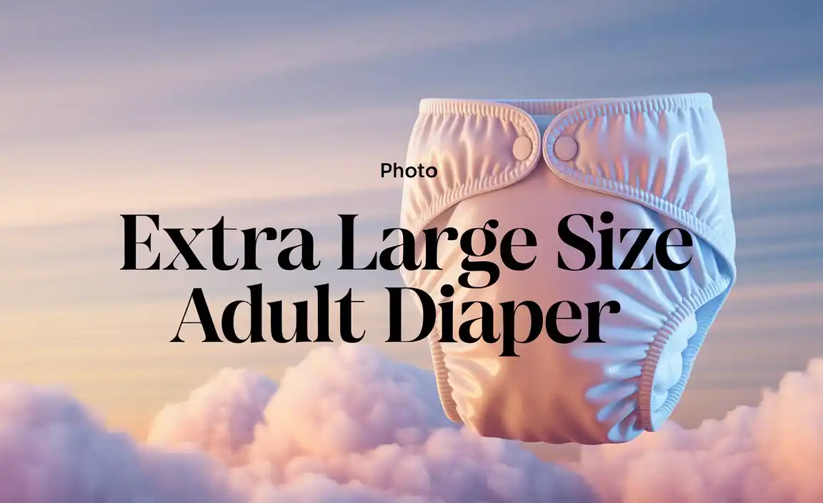 Extra Large Size Adult Diaper